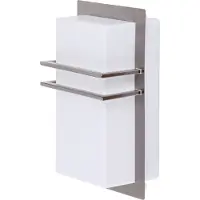 Rabalux Luminaire de façade chromé Seattle pour ampoule E27 8229