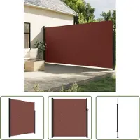 The Living Store Store latéral extensible brun 220x600 cm