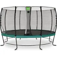Exit Lotus Classic Trampoline ø427cm – Sur pieds – Rond – Trampoline de Jardin – Vert