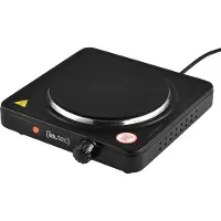 In.tec® Plaque de cuisson électrique en fonte 1500 W noir