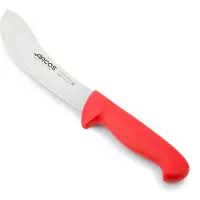 Arcos Couteau à dépouiller couleur - Prof 295422 acier inoxydable nitrum et mangue lame ergonomique rouge en polypropylène et 19 cm, vitrine