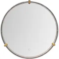 Zumaline Miroir de salle de bain rond avec éclairage LED 24W D2532 Zuma Line