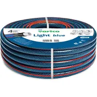 AGAPLAST Vartco Tuyau d'arrosage bleu clair 3/4" 100m 4 couches 22 bar