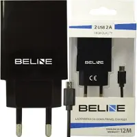 Beline Travel charger 2xUSB + microUSB 2A black