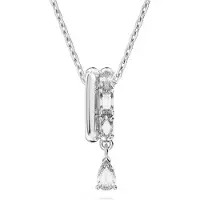 Swarovski Collier Dextera Différentes coupes Blanc, (Métal , 38 - 43 cm)