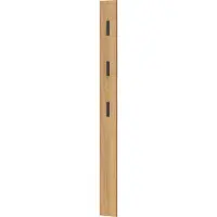 Germania Porte-manteaux 3728, MDF mélaminé, l. 150 x P 30 x H 1700 mm, 3 crochets rabattables, chêne