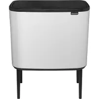 Brabantia Poubelle Bo Touch Bin 36 L, blanc