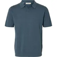 Selected T-Shirt 'SLHMattis' bleu fumé