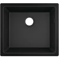 Hansgrohe S51 S510-U450, évier encastré de 450 mm, couleur noir graphite