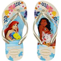 Havaianas Tongs enfant KIDS SLIM PRINCESS filles - Doré - 31 / 32