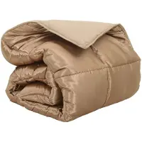 vidaXL Couverture d'hiver 135 x 200 cm, 450 g/m², couleur or