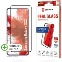 Displex Screenprotector Real Glass Full Cover voor de Samsung Galaxy S22
