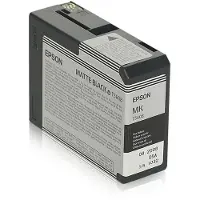 Epson T580 (C13T580800) - Noir mat - Cartouche d'encre