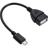 Akyga AK-AD-09 Adaptateur avec câble OTG micro USB B (mâle) / USB A (femelle) 15cm