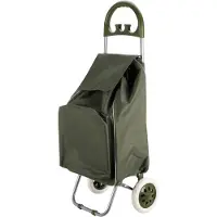 Excellent houseware Wózek Torba Na Kólkach Na Zakupy Ze Stelażem 40l, Vert