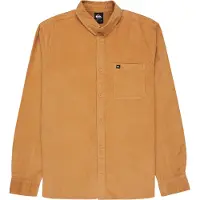 Quiksilver - Chemise en velours côtelé - Smoke Trail Cord Shirt Khaki en Coton - Taille S - Marron