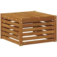 vidaXL Table d'extérieur en bois massif d'acacia naturel 59 x 59 x 37 cm
