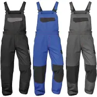 CRAFTLAND Salopette de travail noire/grise pour activités de loisirs et professionnelles - taille 44 (50)