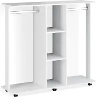 Vicco Armoire Robbie Blanc 130x120cm, Model 34419