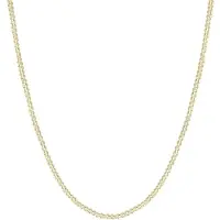 Elli Premium Womens Necklace without Pendant 9k375 Yellow Gold 010554171845 45 cm Length, (Or jaune 375, 45 cm)