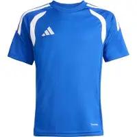 Adidas Garçons, T-shirt de sport, Tiro26L Jsy Y - royblu/white (116), Bleu, Blanc, 116