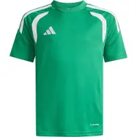 Adidas Garçons, T-shirt de sport, Tiro26L Jsy Y - teagrn/white (176), Blanc, Vert, 176