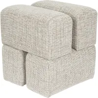 Housecraft living Stool Staple Brown (40 x 40 x 45 cm)