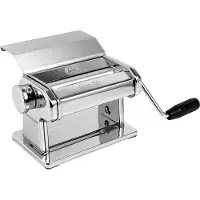 Marcato Machine à pâtes Altas 150 Slide en acier chromé, Machine à pâtes, Argent