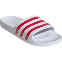 Adidas Claquettes / Tongs 'ADILETTE AQUA' rouge foncé / blanc