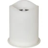 Star Trading Bougie solaire LED 'Saul', blanc, env. 8, 8x10 cm