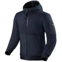 REV'IT! Oakwood Hoodie, veste en textile ,Bleu Foncé ,M