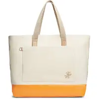 Tommy Hilfiger Sac cabas pour homme , modèle été, en toile, couleur beige, avec anse de transport. (Catégorie : Class)