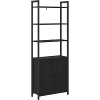 vidaXL Bibliothèque Chêne Noir 60 X 24 X 161 Cm Bois D'ingénierie