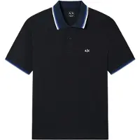 Armani Exchange pour homme. XM002329AF13026UB101 Polo marine régulier (S), Casuel, Coton, Manche courte