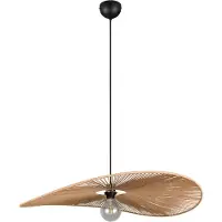 TRIO Grande suspension japandi Laurine Ø 78cm