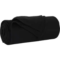 vidaXL Couvertures À Jeter 24 Pcs Noir 200 X 150 Cm Toison
