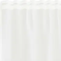 vidaXL Rideaux avec des rideaux Blanc 500x100cm Polyester