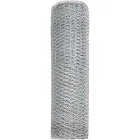 vidaXL : Clôture en panneaux soudés, 0,5 x 100 m, acier galvanisé, couleur argent