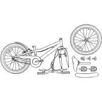 vidaXL Vélo enfant 20 pouces pour 6-11 ans blanc