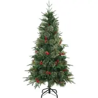 vidaXL Sapin de Noël Artificiel à Branches Articulées Vert 120 cm