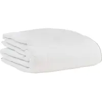 vidaXL Couette d'hiver avec oreiller 3 pcs Blanc Plume de duvet