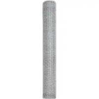 vidaXL : Clôture en panneaux soudés, 1,2 x 100 mètres, acier galvanisé, couleur argent