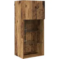 vidaXL Meuble TV mural, 40,5 x 30 x 90 cm, en bois de récupération