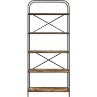 vidaXL Étagère Chêne fumé 80 x 30 x 183 cm Bois d'ingénierie
