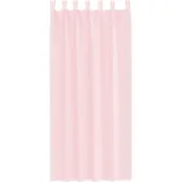vidaXL Voile Rideaux avec passants 2 pcs. Rose clair 140x245 cm