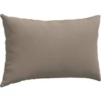 vidaXL Coussins de canapé 2 pcs Taupe 145 x 40 cm tissu