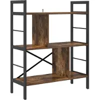 vidaXL Étagère Chêne fumé 75 x 30 x 91 cm Bois d'ingénierie