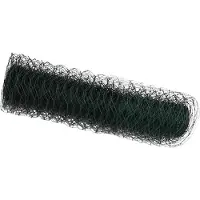 vidaXL : Clôture en panneaux soudés, PVC vert, 0,6 x 100 mètres