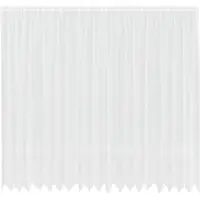 vidaXL Rideau en Dentelle Floral Blanc 280 x 500 cm Polyester