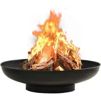 vidaXL Bol de feu 80 cm acier